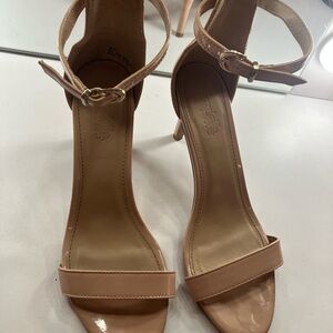 Charlotte Russe Blush Strappy Heels
